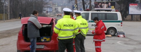 policajná dopravno - bezpečnostná akcia