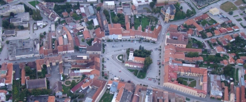 Rožňava a okolie - pohľad zhora