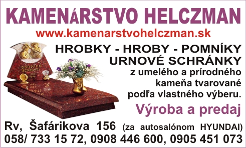 Kamenárstvo Helczman