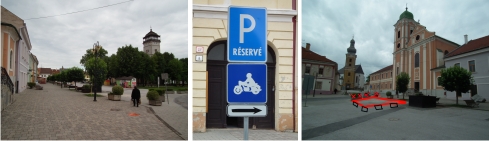 Navrhované parkovisko pre motorkárov