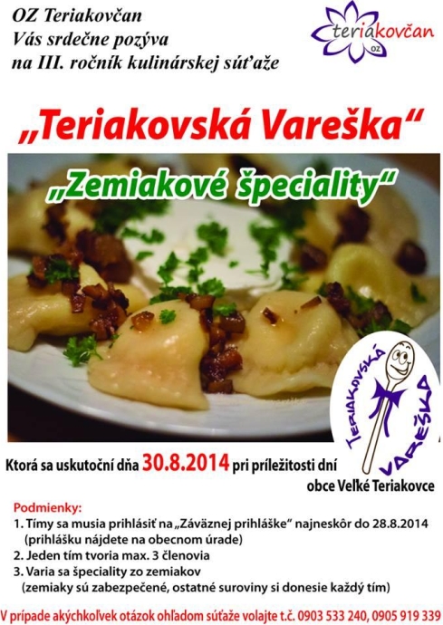 Teriakovská Vareška - Veľké Teriakovce