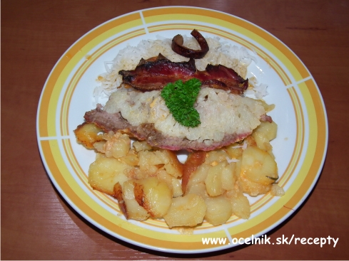 Zapečený karfiol s mletým mäsom